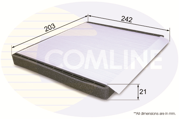 Filtru, aer habitaclu EKF203 COMLINE