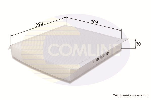 Filtru, aer habitaclu EKF206 COMLINE