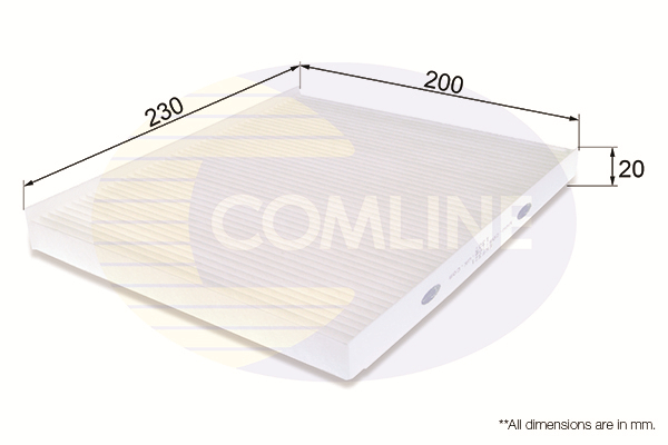 Filtru, aer habitaclu EKF321 COMLINE