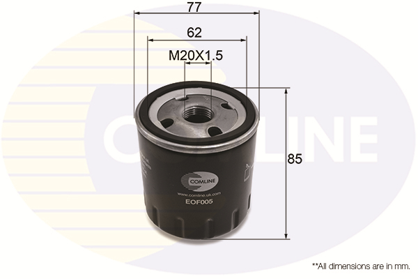 Filtru ulei EOF005 COMLINE