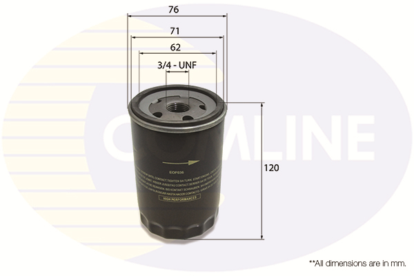 Filtru ulei EOF036 COMLINE