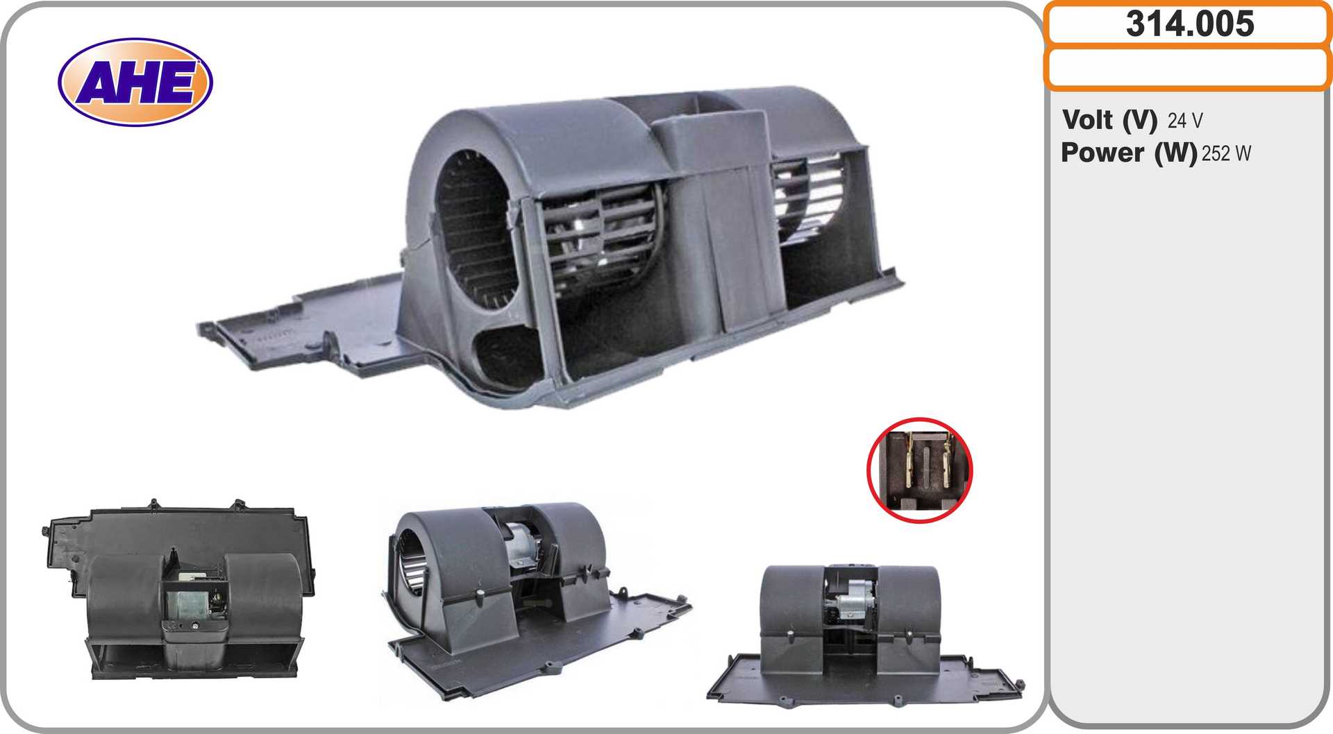 Ventilator, habitaclu 314.005 AHE