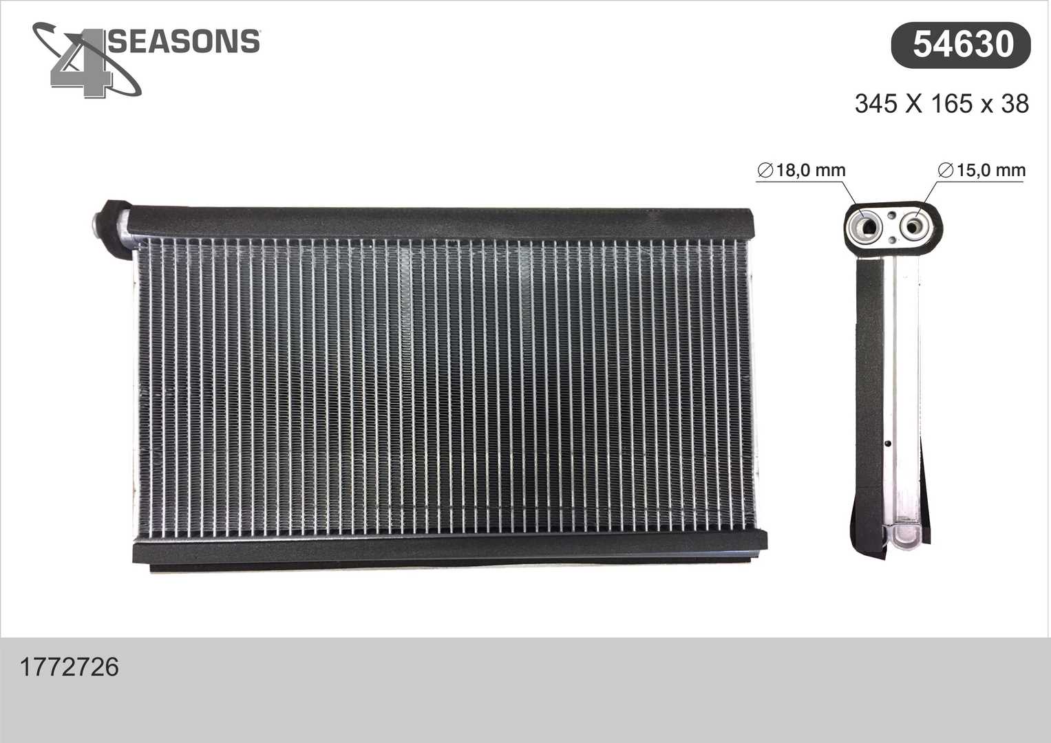 Evaporator, aer conditionat 54630 AHE