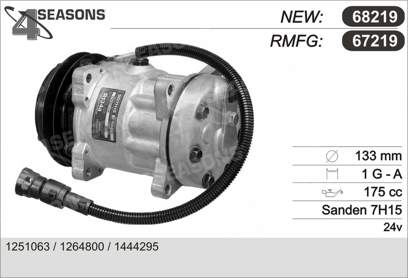 Compresor, climatizare 67219 AHE