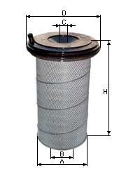 Filtru aer CH 1345 SAMPIYON FILTER