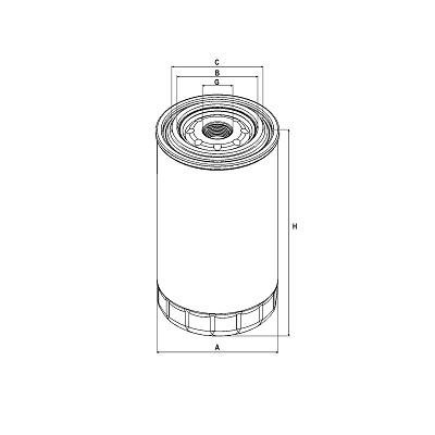 Filtru ulei CS 1571 SAMPIYON FILTER