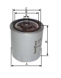 Filtru combustibil CS 0037 M SAMPIYON FILTER