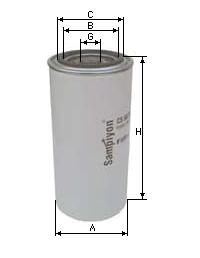 Filtru ulei CS 1633 SAMPIYON FILTER