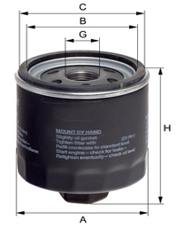 Filtru ulei CS 0203 SAMPIYON FILTER