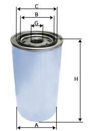 Filtru ulei CS 1633 1 MG SAMPIYON FILTER