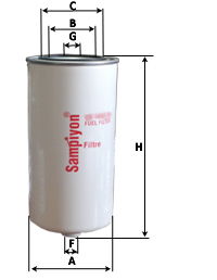 Filtru combustibil CS 0161 M SAMPIYON FILTER