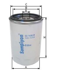 Filtru ulei CS 0625 H MG SAMPIYON FILTER