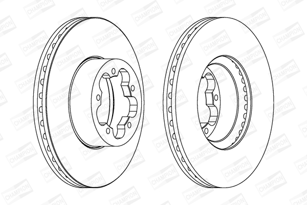 Disc frana 562540CH CHAMPION