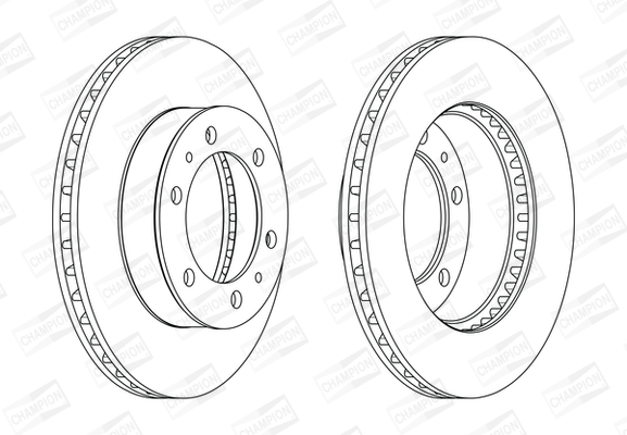 Disc frana 562861CH CHAMPION