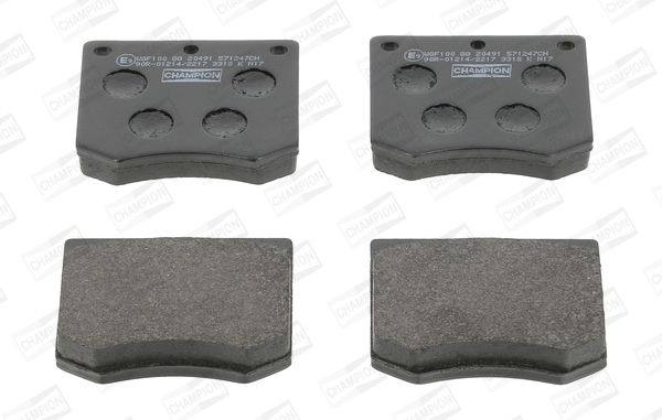 set placute frana,frana disc 571247CH CHAMPION