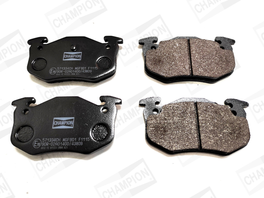 set placute frana,frana disc 571334CH CHAMPION