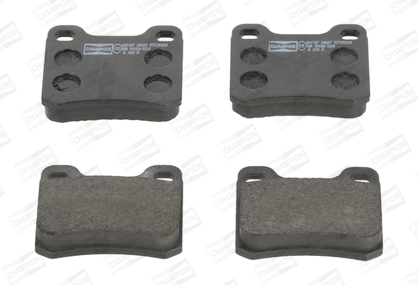 set placute frana,frana disc 571344CH CHAMPION