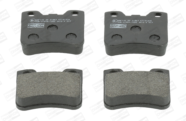 set placute frana,frana disc 571912CH CHAMPION