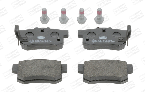 set placute frana,frana disc 572138CH CHAMPION