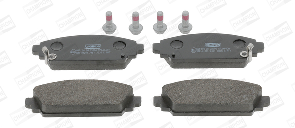 set placute frana,frana disc 572464CH CHAMPION