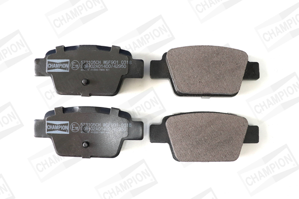 set placute frana,frana disc 573105CH CHAMPION