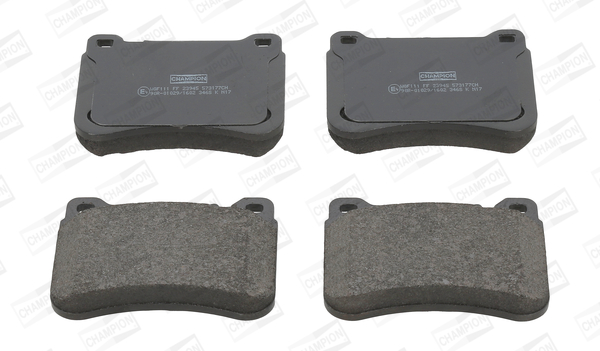 set placute frana,frana disc 573177CH CHAMPION