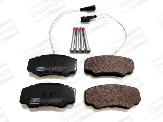 set placute frana,frana disc 573318CH CHAMPION