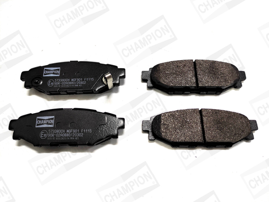 set placute frana,frana disc 573380CH CHAMPION