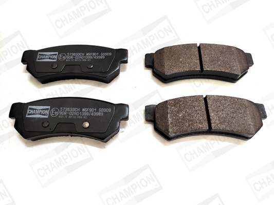 set placute frana,frana disc 573633CH CHAMPION