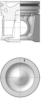 Piston 40041600 KOLBENSCHMIDT