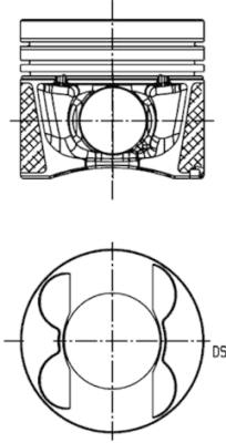 Piston 40096600 KOLBENSCHMIDT