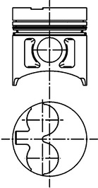 Piston 40253600 KOLBENSCHMIDT