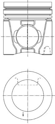 Piston 41166600 KOLBENSCHMIDT