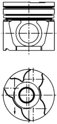 Piston 40307600 KOLBENSCHMIDT