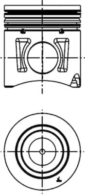 Piston 40339600 KOLBENSCHMIDT