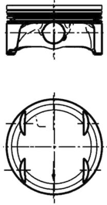 Piston 40348600 KOLBENSCHMIDT