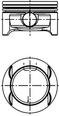 Piston 40384600 KOLBENSCHMIDT