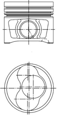 Piston 40409600 KOLBENSCHMIDT