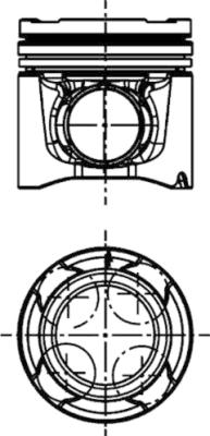 Piston 40528600 KOLBENSCHMIDT