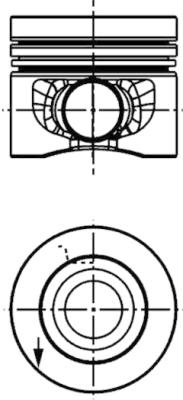 Piston 40558600 KOLBENSCHMIDT