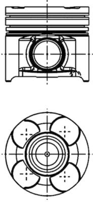 Piston 40660600 KOLBENSCHMIDT