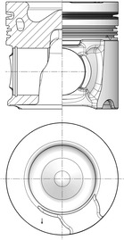 Piston 41263600 KOLBENSCHMIDT