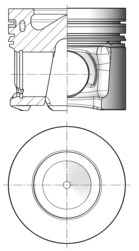 Piston 41493600 KOLBENSCHMIDT