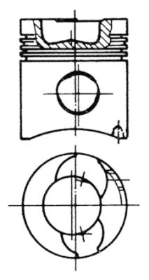 Piston 90334600 KOLBENSCHMIDT