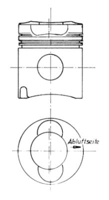 Piston 90669600 KOLBENSCHMIDT