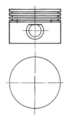 Piston 94919600 KOLBENSCHMIDT