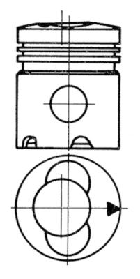 Piston 93535610 KOLBENSCHMIDT