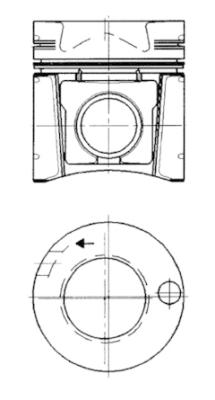 Piston 93231600 KOLBENSCHMIDT