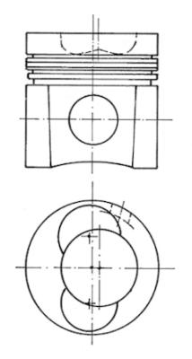 Piston 94412600 KOLBENSCHMIDT