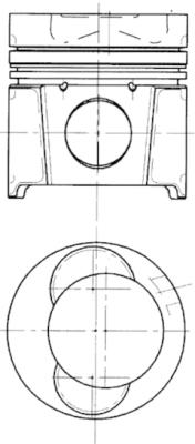 Piston 94487600 KOLBENSCHMIDT